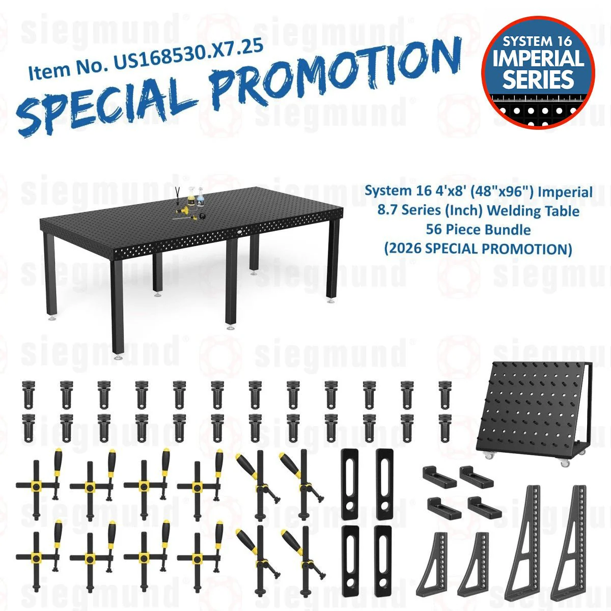 Top Siegmund Welding Table Bundles